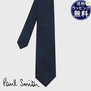 【送料無料】【ラッピング無料】ポールスミス Paul Smith ネクタイ マルチカラードット タイ 日本製 シルク100% ネイビー  