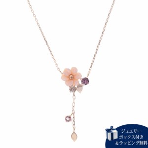 サマンサティアラ Samantha Tiara ネックレス ピンクフラワーネックレス Ｋ10 ＰＧ シンセティックピンクルビー ピンクトルマリン ローズ