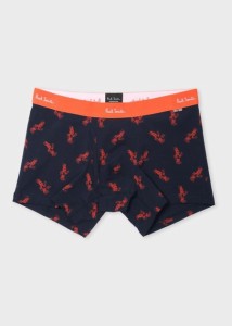 ポールスミス ボクサー　Rabbit　プリント　ショートボクサーパンツ　ネイビー　L Paul Smith