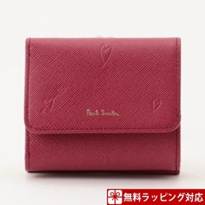 ポールスミス 財布 レディース 折財布 三つ折り スミシーハート 限定カラー ローズ Paul Smithの通販はau PAY マーケット