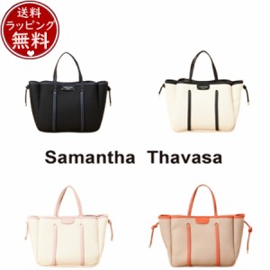 サマンサタバサ Samantha Thavasa バッグ トートバッグ キャンバスデザイン 合皮トートバッグ 小サイズ  