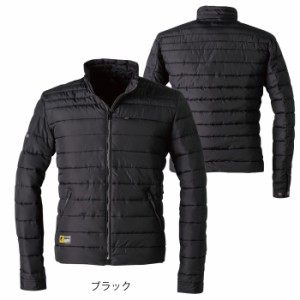 アイズフロンティア 作業服 9540 フェイクダウンユーロスタイル防寒ジャケット S〜4L 秋冬用 撥水 保温 軽量 タイトフィット