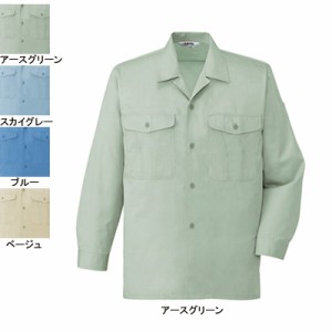 自重堂 44324 エコ製品制電長袖オープンシャツ XL 作業服 作業着