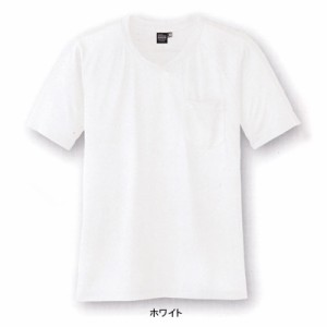 コーコス A-667 吸汗速乾・冷感 半袖VネックTシャツ S〜5L 作業服 作業着