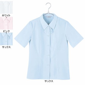 事務服・制服・オフィスウェア  ピエ B2430-20 半袖ブラウス 17号〜19号