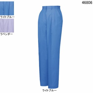 自重堂 46806 エコ製品制電レディースツータックパンツ(裏付) XL 作業服 作業着 春夏用 ズボン