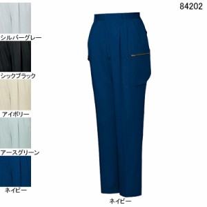 自重堂 84202 ストレッチツータックカーゴパンツ W70〜W88 作業服 作業着 春夏用 ズボン