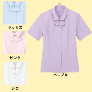 ピエ B2700 半袖ブラウス 5号〜15号 オフィスウェア 事務服 制服