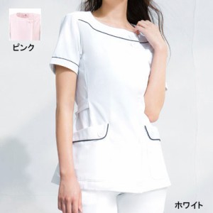 ソワンクレエ HI208 チュニック S〜3L 医療白衣・介護服