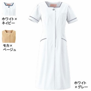 ソワンクレエ 3016EW ワンピース SS〜4L 医療白衣・介護服