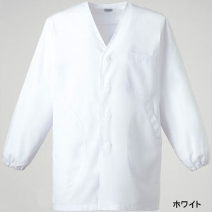 ソワンクレエ C101 男子衿なし白衣 長袖 S〜4L 医療白衣・介護服