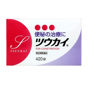 【指定第2類医薬品】 ツウカイ　（420錠）便秘薬 下剤 セイムス ピンク 富士薬品 便秘