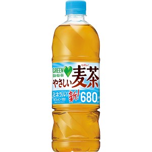 サントリー　ＧＲＥＥＮ　ＤＡ・ＫＡ・ＲＡやさしい麦茶 680ml×24本入り(1ケース)（KT）