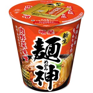 明星　麺神カップ　肉野菜味噌 100g×12個入り(1ケース)（AH）