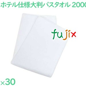 バスタオル 業務用 大判 2000匁 業務用大判バスタオル 白 30枚（5枚×6袋）／ケース VN2000W エステ 美容施設