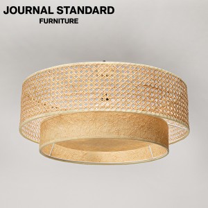 JOURNAL STANDARD FURNITURE ジャーナルスタンダードファニチャー DAFNE CEILING LAMP ダフネ シーリングランプ 口金E26 LED対応 ラタン