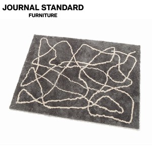 JOURNAL STANDARD FURNITURE ジャーナルスタンダードファニチャー FERNERO RUG 120x160 GY フェルネロ ラグ 120×160cm グレー  ラグ ラ