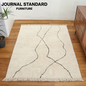 JOURNAL STANDARD FURNITURE ジャーナルスタンダードファニチャー SAFI RUG IV 140×200cm サフィ ラグ 140×200cm アイボリー ラグ ラグ