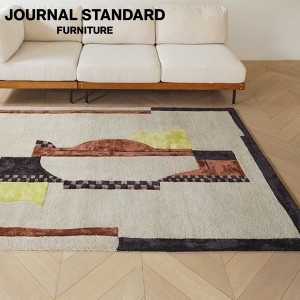 JOURNAL STANDARD FURNITURE ジャーナルスタンダードファニチャー VISALIA RUG 140x200 ヴァイセリア ラグ 140x200 ヴィンテージ モダン(