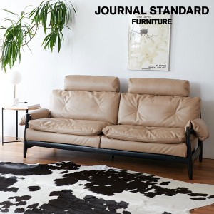 JOURNAL STANDARD FURNITURE MADEIRA SOFA(pu-GRG)BK FRAME ジャーナルスタンダードファニチャー マデイラ ソファ ポリウレタンレザー グ