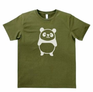 デザインTシャツ　おもしろ　生き物　動物　かわいいパンダ　カーキー