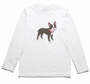 フレンチブルドッグ　おもしろデザイン　長袖Tシャツ　ロングスリーブ