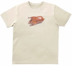 北京ダック　おもしろデザイン　Tシャツ　サンド