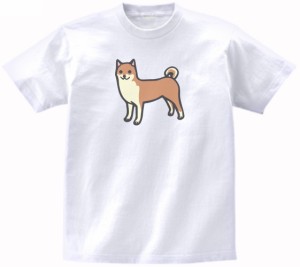 柴犬　おもしろデザイン　Tシャツ