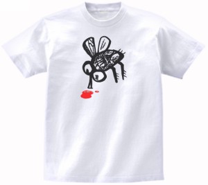 蚊　おもしろデザイン　Tシャツ