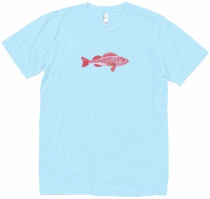 赤魚　動物・生き物　Tシャツ　水色