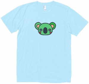 動物・生き物　コアラ　Tシャツ　水色