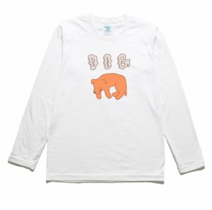 DOG　動物　生き物　長袖Tシャツ　ロングスリーブ