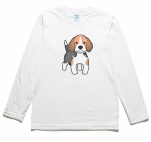 イヌ　犬　動物・生き物　長袖Tシャツ　ロングスリーブ