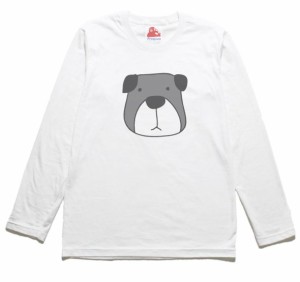 犬　イヌ　動物・生き物　長袖Tシャツ　ロングスリーブ