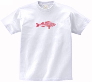 赤魚　動物・生き物　Tシャツ　白