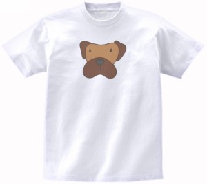 犬　イヌ　動物・生き物　Tシャツ　白