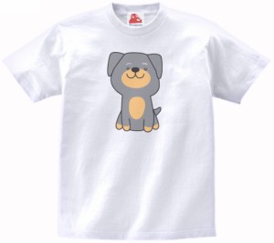 犬　イヌ　動物・生き物　Tシャツ　白