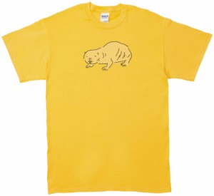 動物・生き物　Tシャツ　イエロー