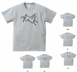 動物　生き物　ヒツジ　Tシャツ　グレー