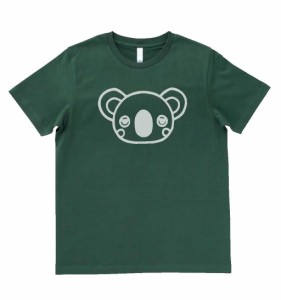 動物　生き物　コアラ　Tシャツ　モスグリーン