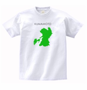 熊本県　KUMAMOTO　都道府県　Tシャツ　白色