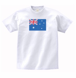 国　国旗　Tシャツ　オーストラリア　白