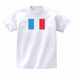 国　国旗　Tシャツ　フランス　白