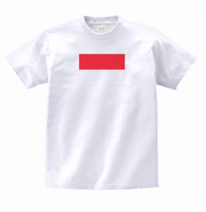 国　国旗　Tシャツ　インドネシア　白