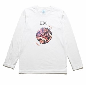 食べ物・飲み物　BBQ　長袖Tシャツ　ロングスリーブ