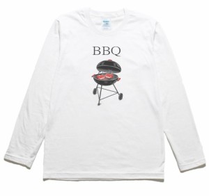 食べ物・飲み物　BBQ　長袖Tシャツ　ロングスリーブ