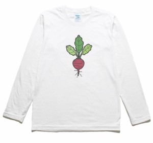 赤かぶ　食べ物・飲み物　長袖Tシャツ　ロングスリーブ