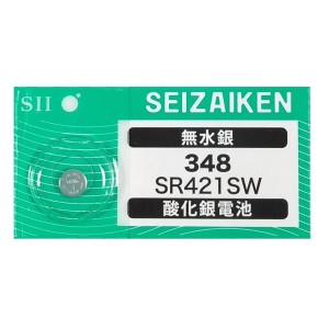 送料無料 腕時計 交換用電池 SR421SW 348 SB-A6 280-77 酸化銀電池 セイコーインスツル 日本製 ネコポス便対応品