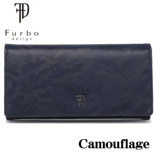 フルボデザイン 財布 メンズ財布 Furbo design カモフラージュ 長財布 FRB132 NAVY ギフト プレゼント 誕生日