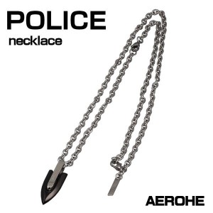 ポリス ネックレス POLICE ステンレス シルバー AEROHE 26205psb-a メンズネックレス 正規代理店品 ギフト プレゼント